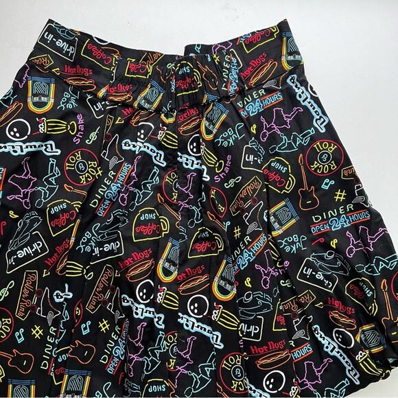 Retrolicious Modcloth Retro Diner Fit & Flare Skirt - Picture 1 of 4